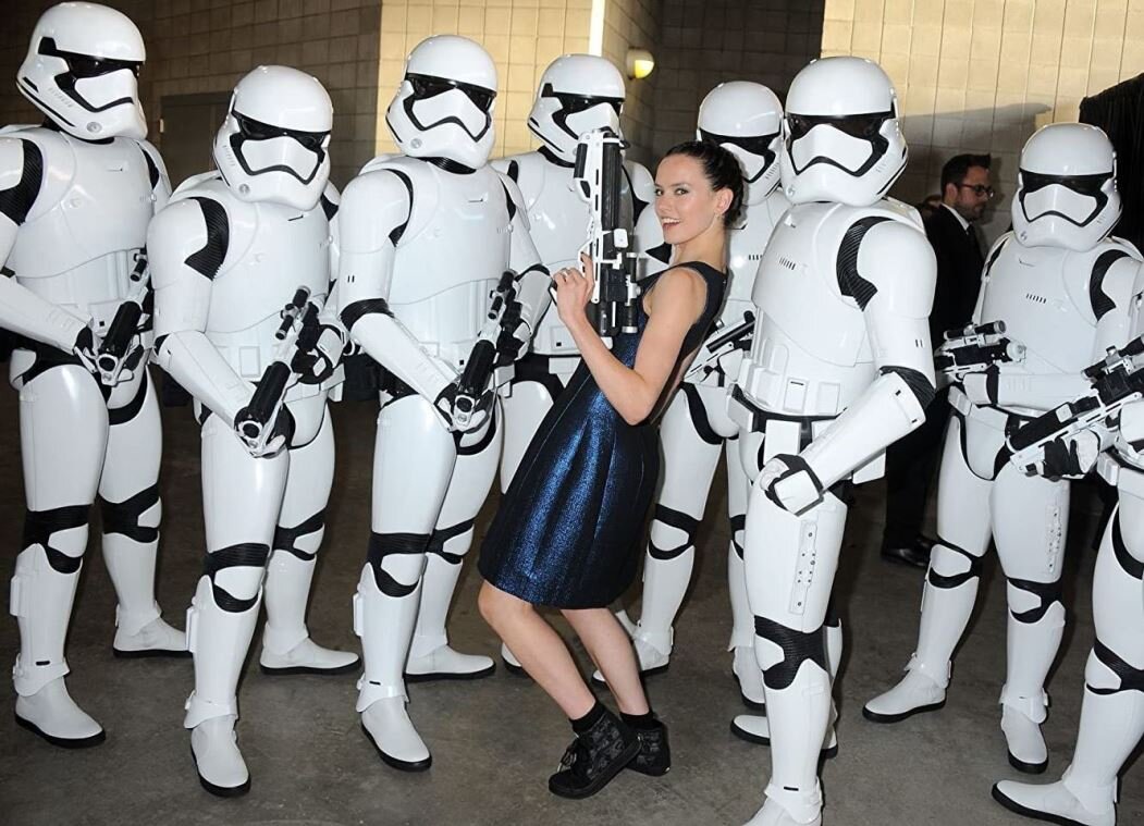  На премьере Звёздные войны: Пробуждение силы (2015) 