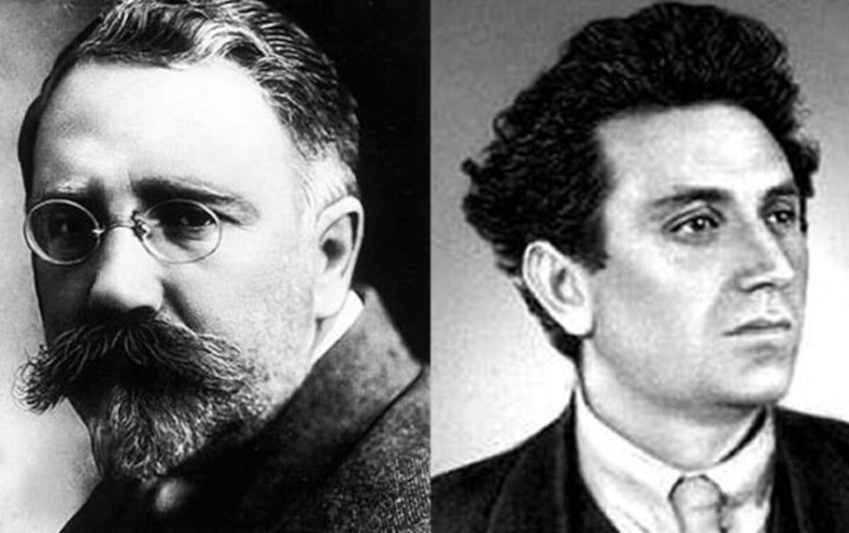 Лев Каменев и Григорий Зиновьев. Источник: Pinterest
