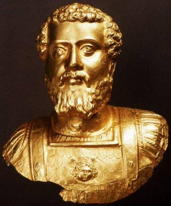 Золотой бюст Септимия Севера. II в. н.э.