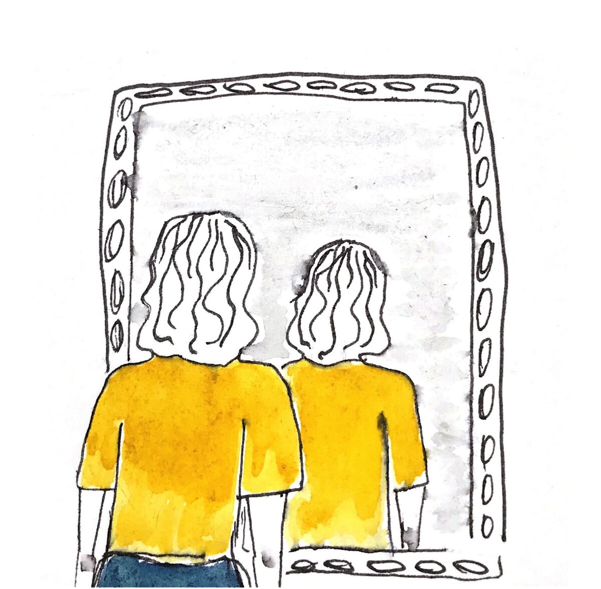 Мой оммаж любимой картине Рене Магритта "La reproduction interdite"