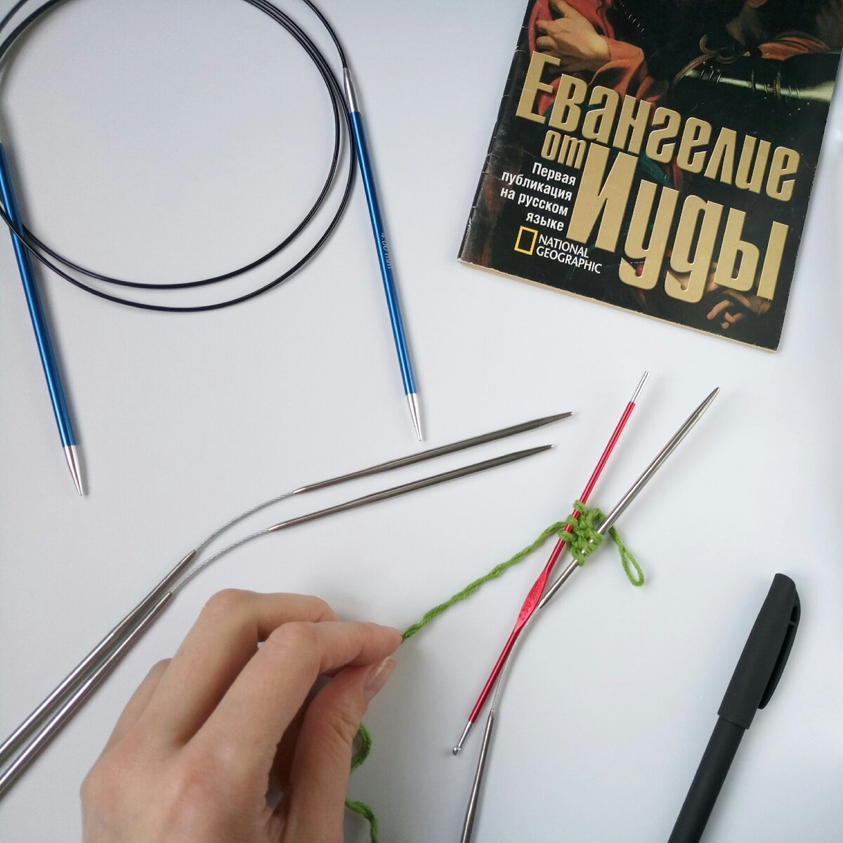 Набор петель двусторонний с помощью крючка 