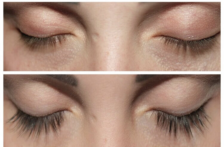 Ресницы после использования Toplash