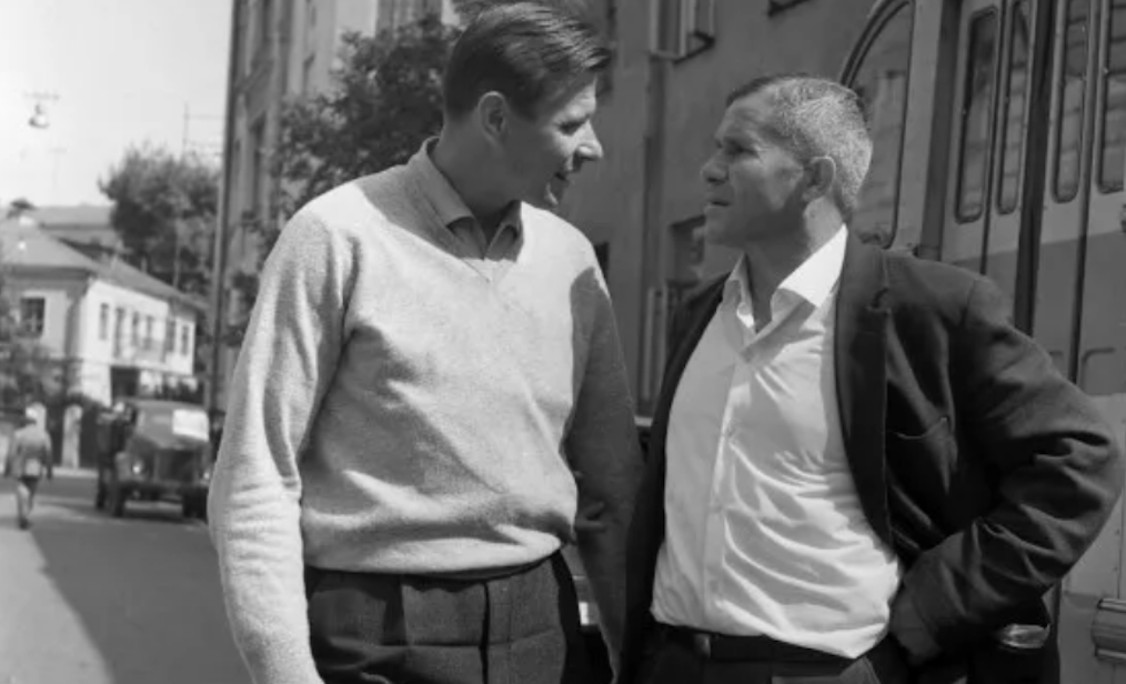 Лев Яшин и Алексей Хомич. 1960-е годы.