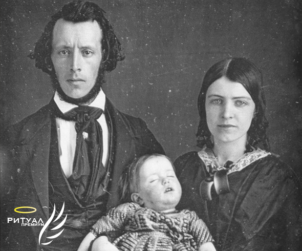 Мода на посмертные фото Викторианской эпохи. 