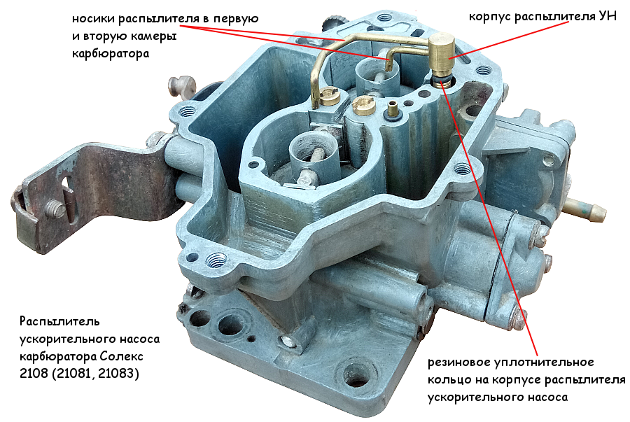 Распылитель ускорительного насоса