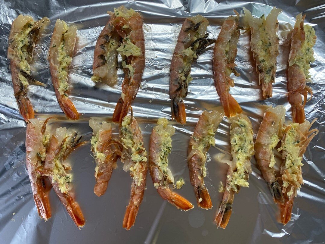 Королевские креветки с пармезаном