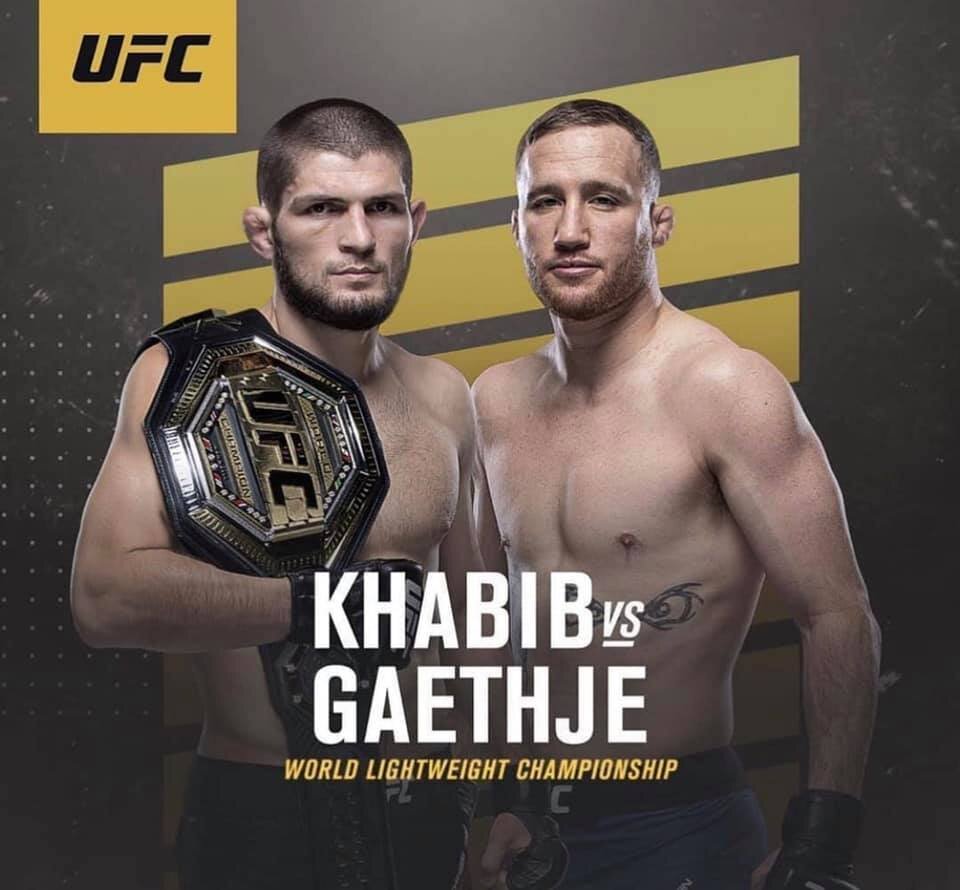 Официальный постер UFC 254. Фото взято из Интернета 