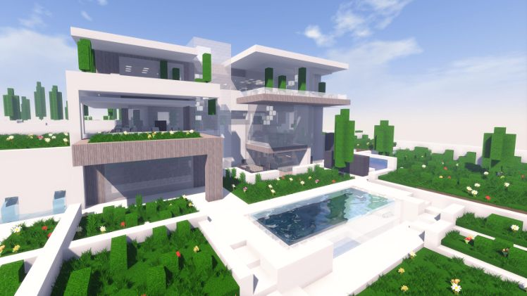 Мод Instant Houses для Minecraft