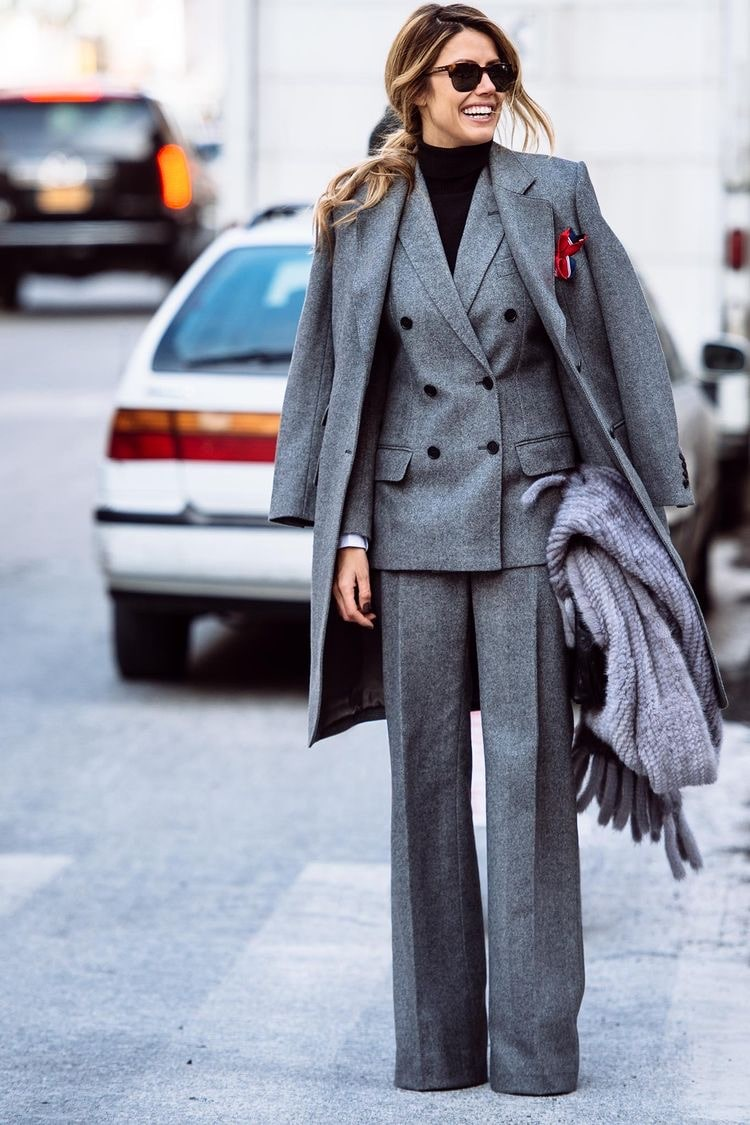 Идеально сидящий классический пиджак должен быть в гардеробе у каждой. Photo from pinterest.ru