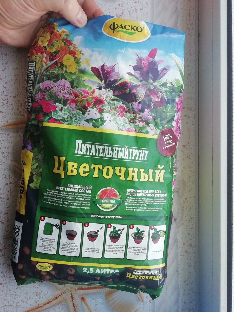 Питательный цветочный грунт. А какой грунт обычно используете вы? Делитесь в комментариях