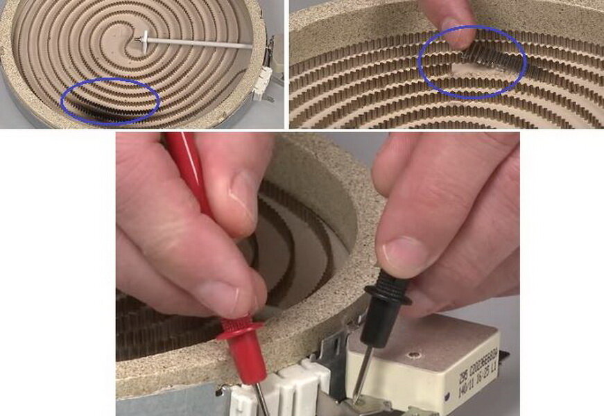 Ремонт конфорок своими руками Конфорка для электроплиты - как проверить и поменять своими силами kitchen-smart
