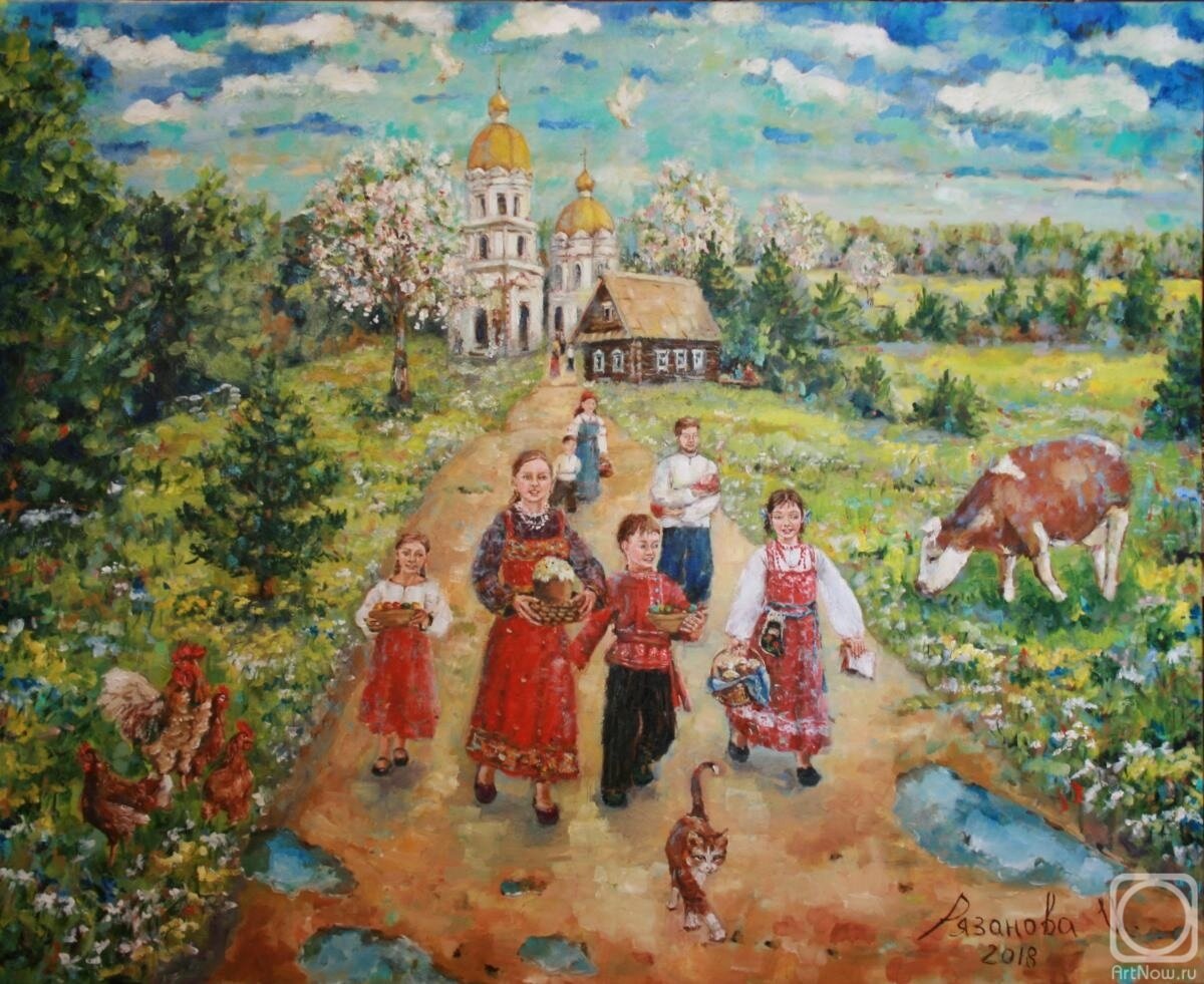 Пасхальные гуляния картинки