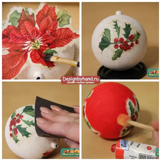 Набор для творчества «Декупаж новогоднего шарика: ёлочка»