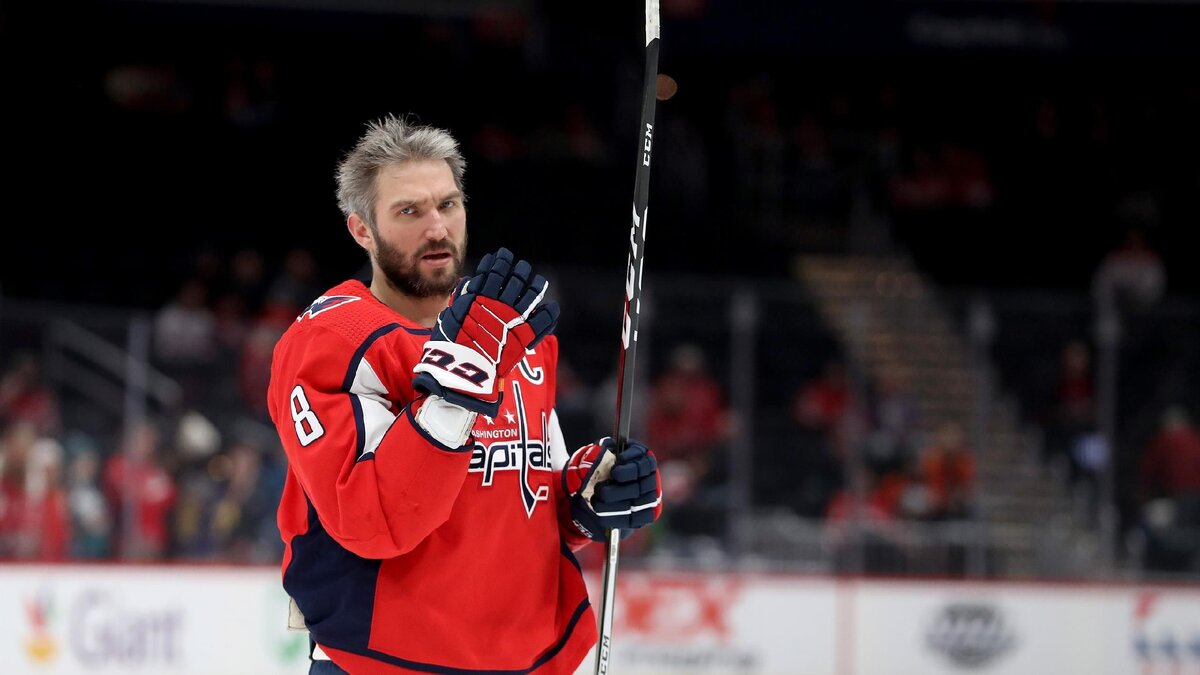 Александр Овечкин в форме "Вашингтон Кэпиталз"