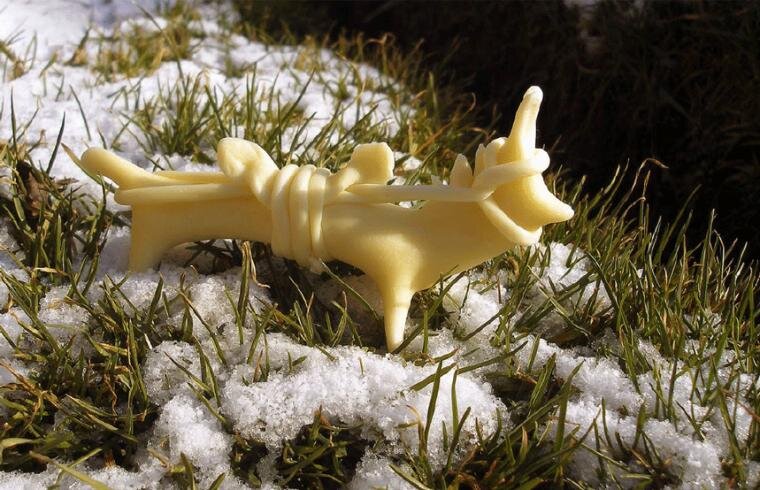 Лошадка из сыра