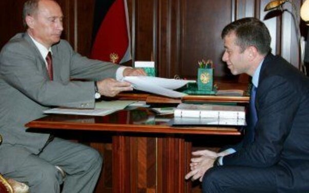 Владимир Путин и Роман Абрамович