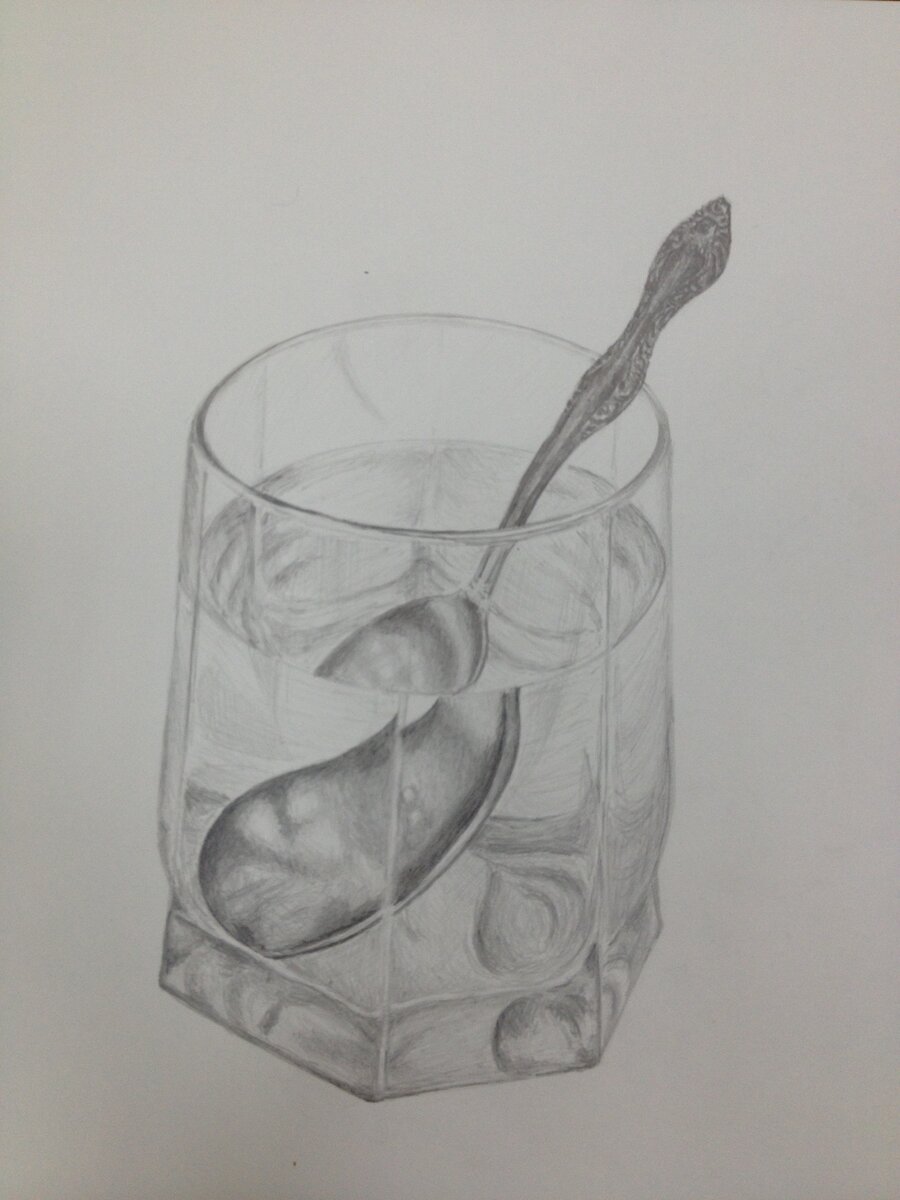 Фото автора. Чернографитный карандаш