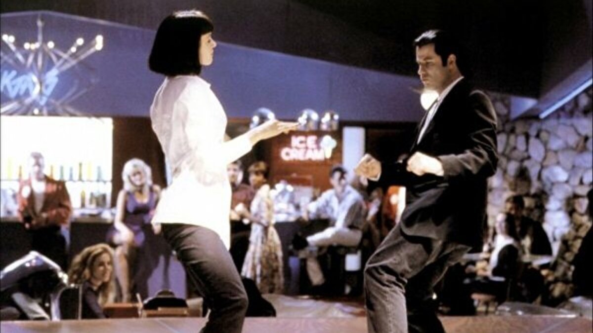 Криминальное чтиво 1994 года, Джон Траволта танцует с Умой Турман