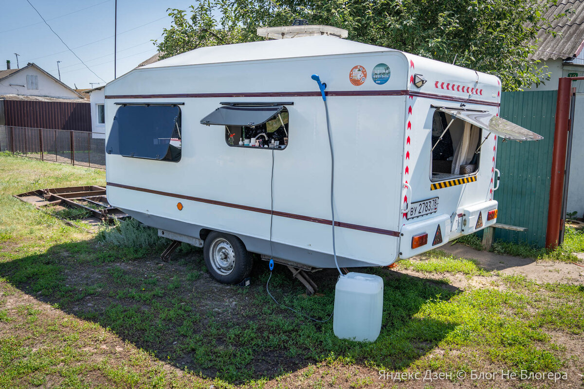 Так выглядит внешний душ в собранном и установленном виде.