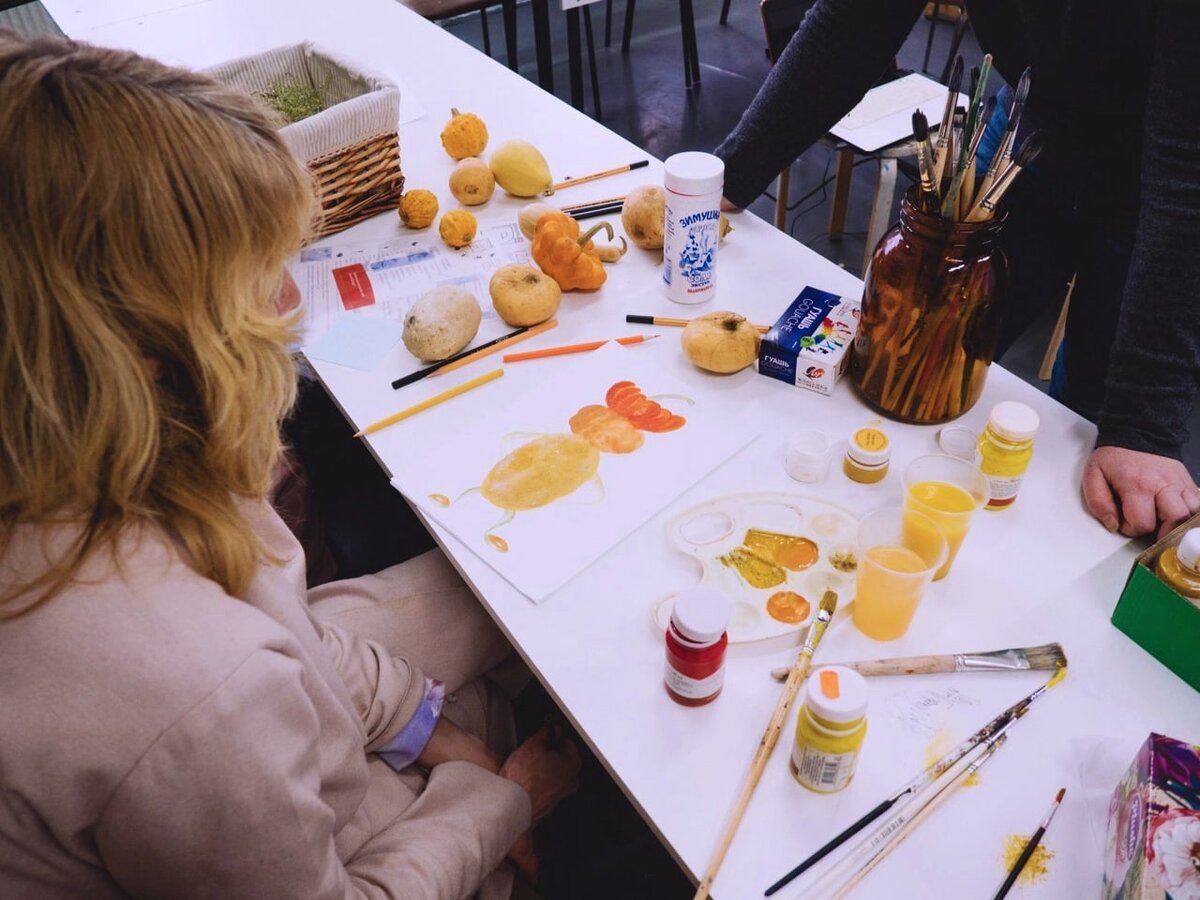 Процесс обучения в школе дизайна DH