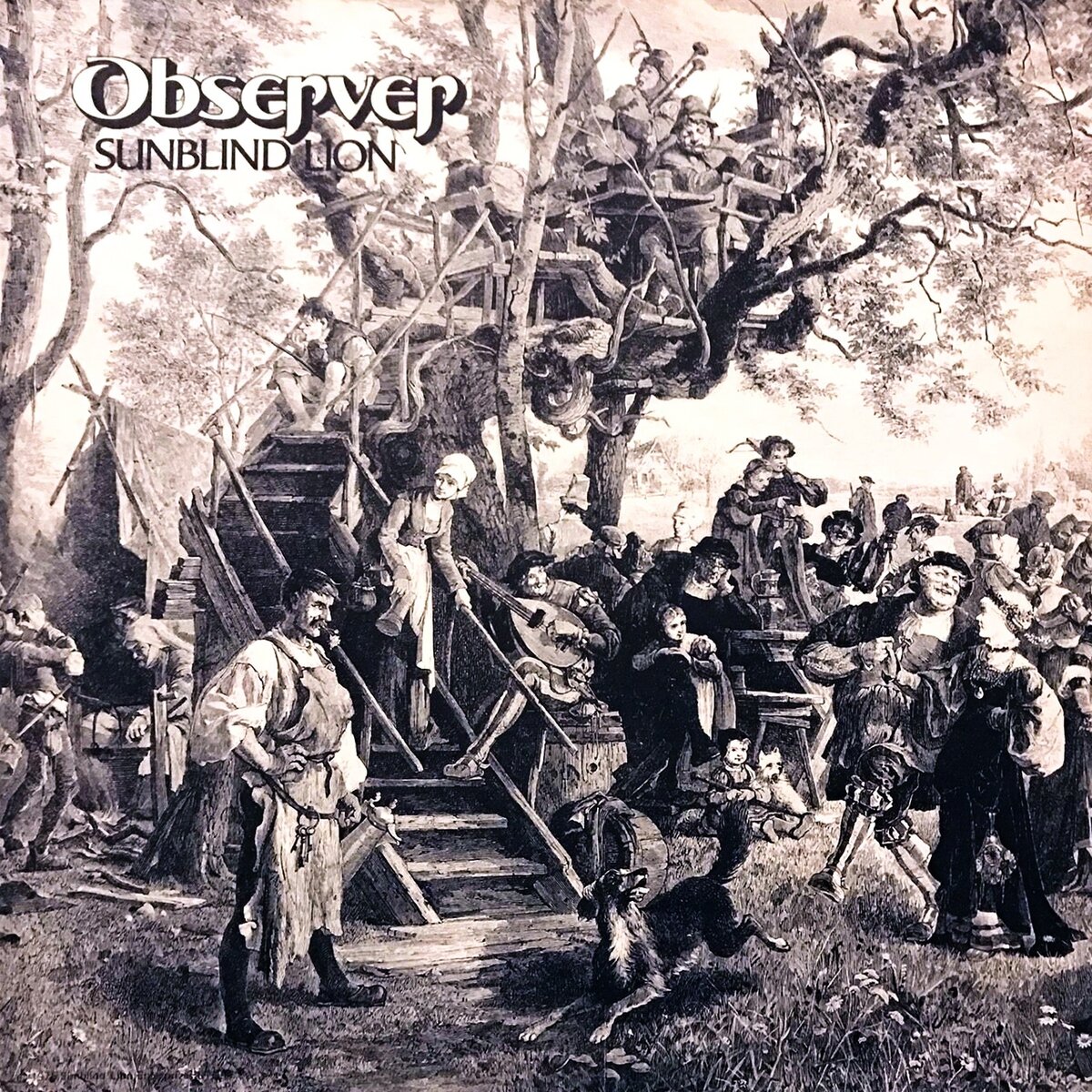Sunblind Lion. Observer 1976. Обложка альбома.