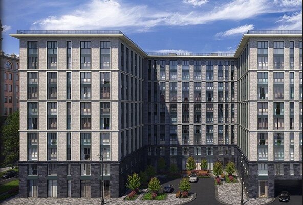 сити-комплекс "Амарант" на площади Павелецкого вокзала (рендер - с сайта застройщика)