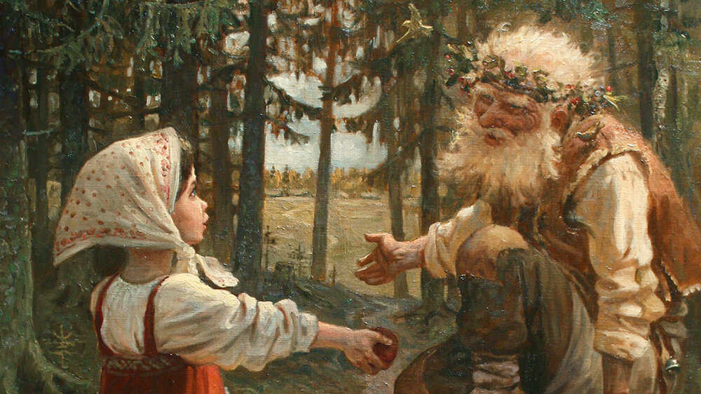 "Встреча с лешим", автор - Андрей Шишкин