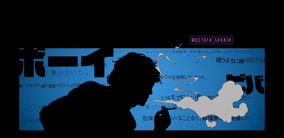 Кадры из сериала "Ковбой Бибоп" 