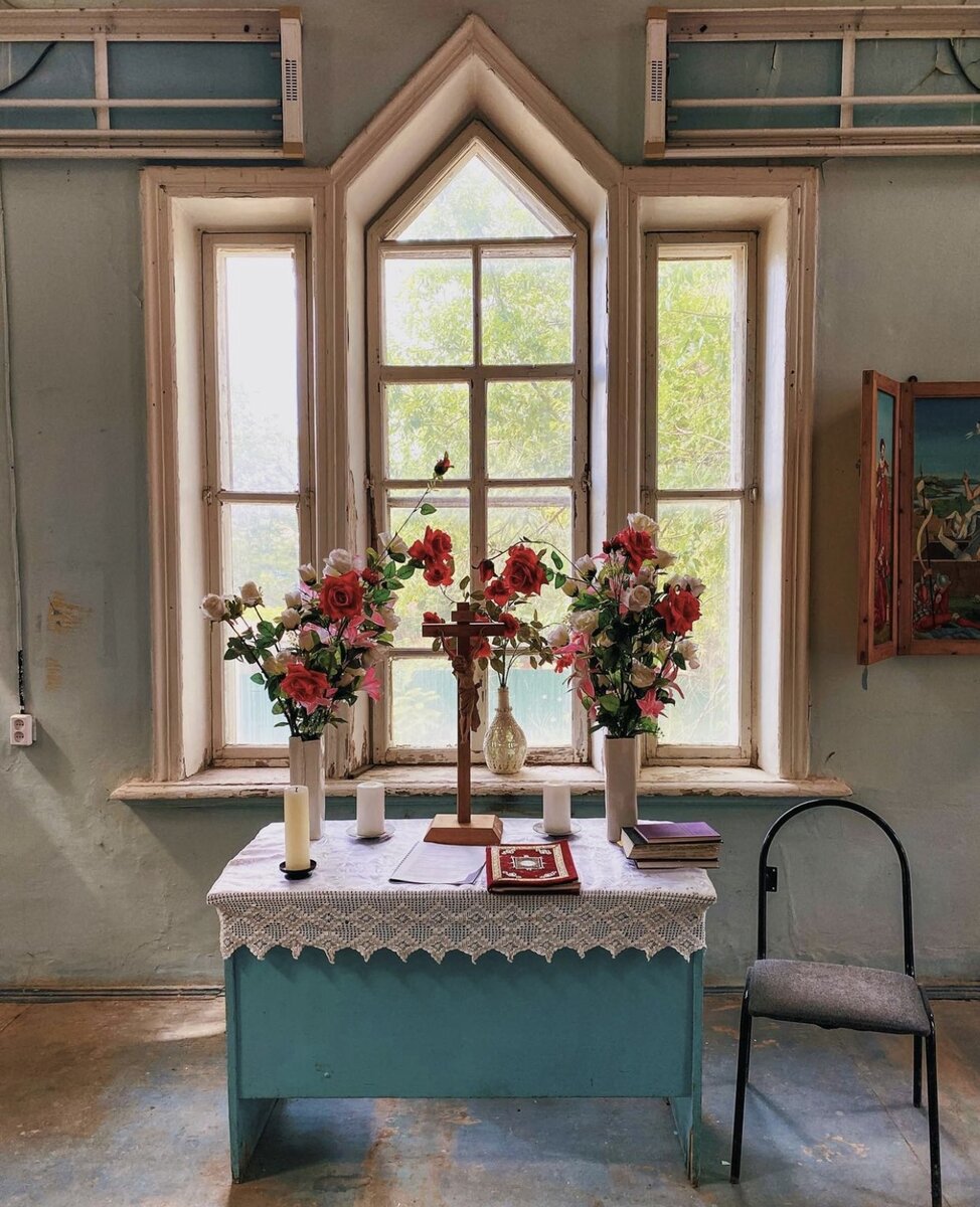 Внутри дома пастора. Фото автора