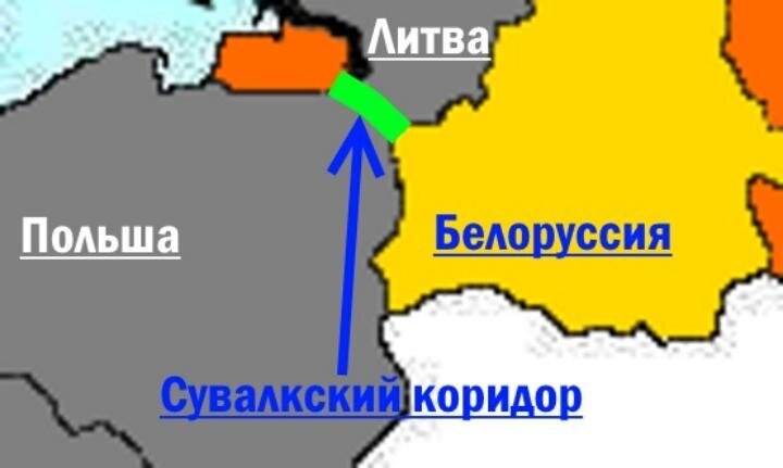 Карта калининград польша белоруссия