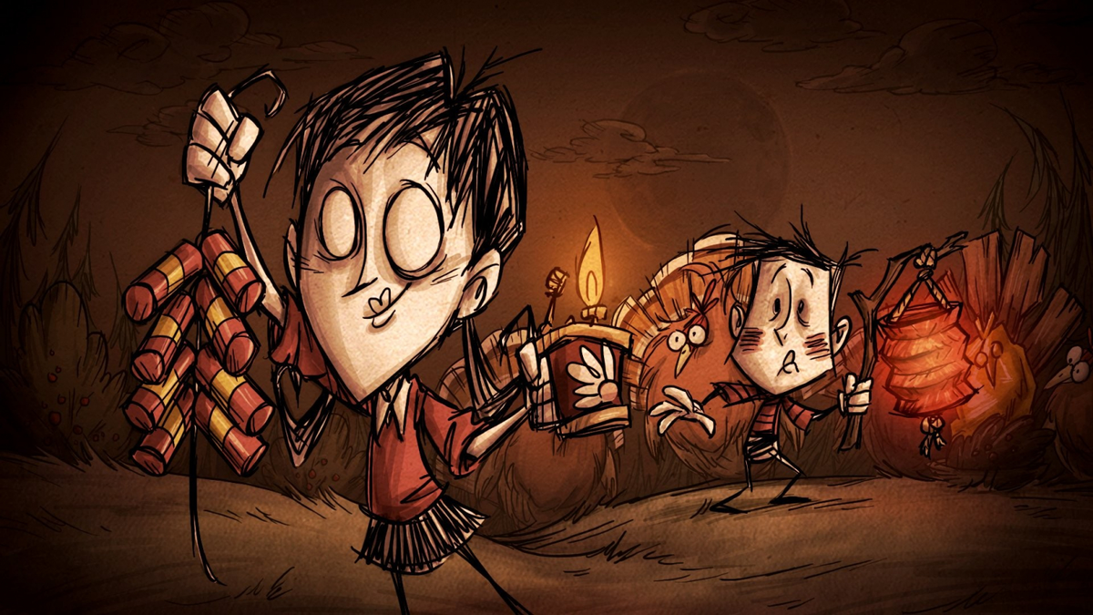 Don t lost. Донт старв. Don t Starve игра. Don't Starve together арт. Don't Starve together Веббер арт.