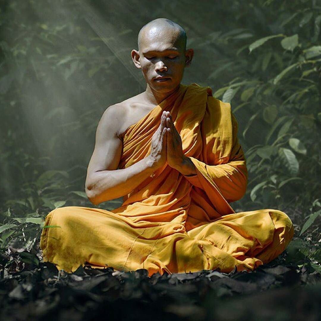 Буддийский монах в Тибете