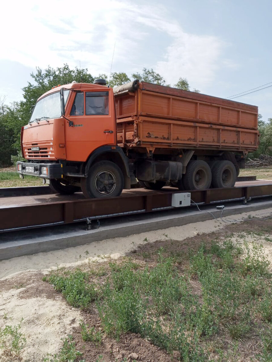 Автомобильные весы АСП 80 тонн 18 метров над поверхностью  