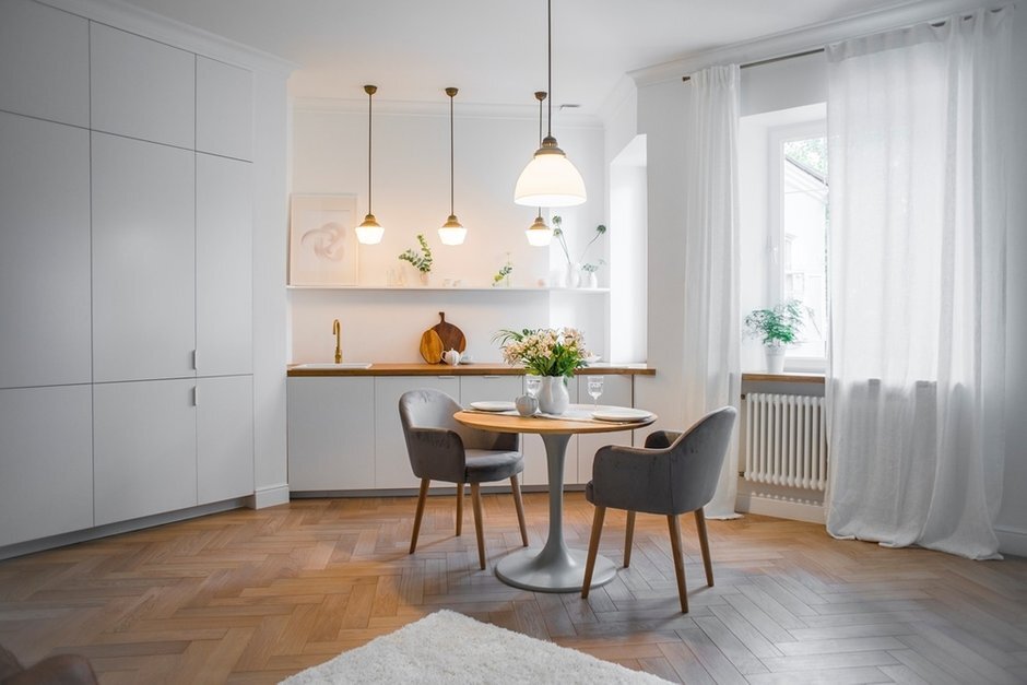 Красота в простоте: сделали ремонт в двушке 53 м² | INMYROOM | Дзен