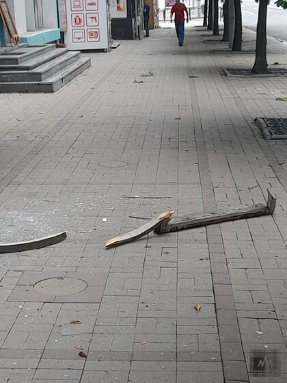    Последствия обстрела в Донецке Юрий Пущаев © ИА REGNUM