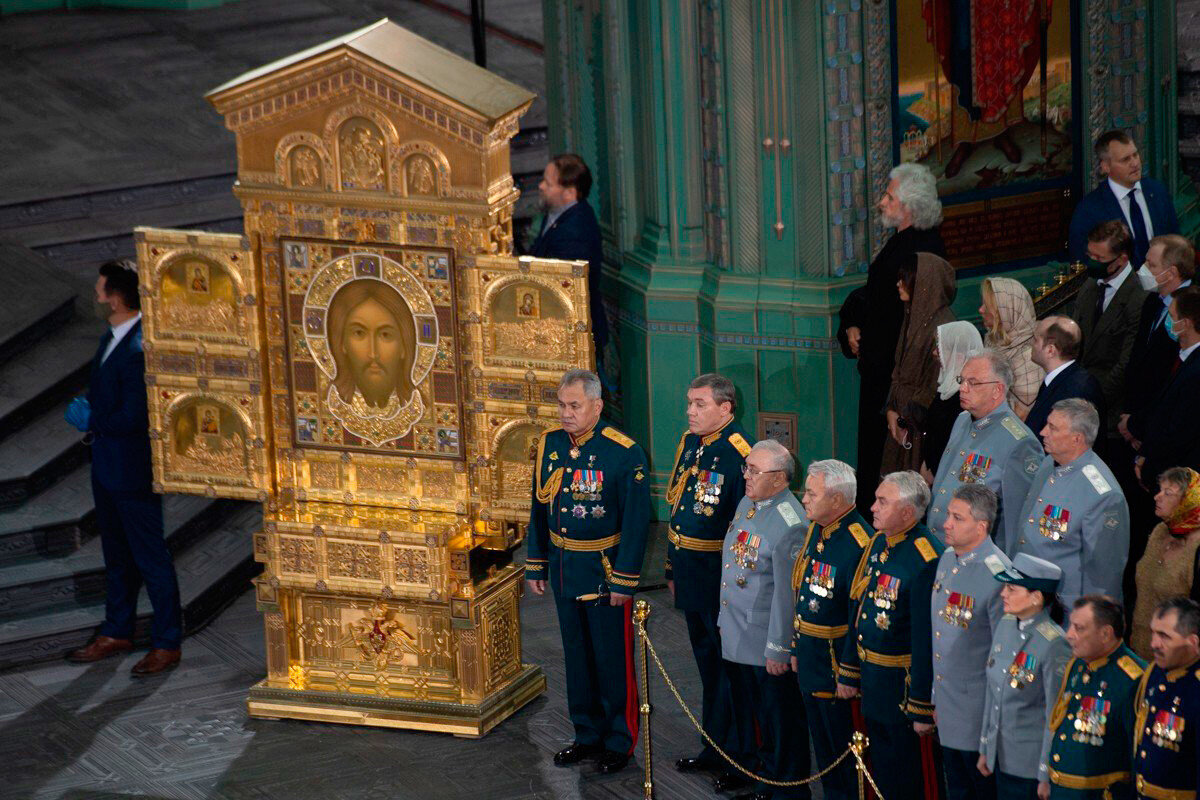 военный храм в парке патриот