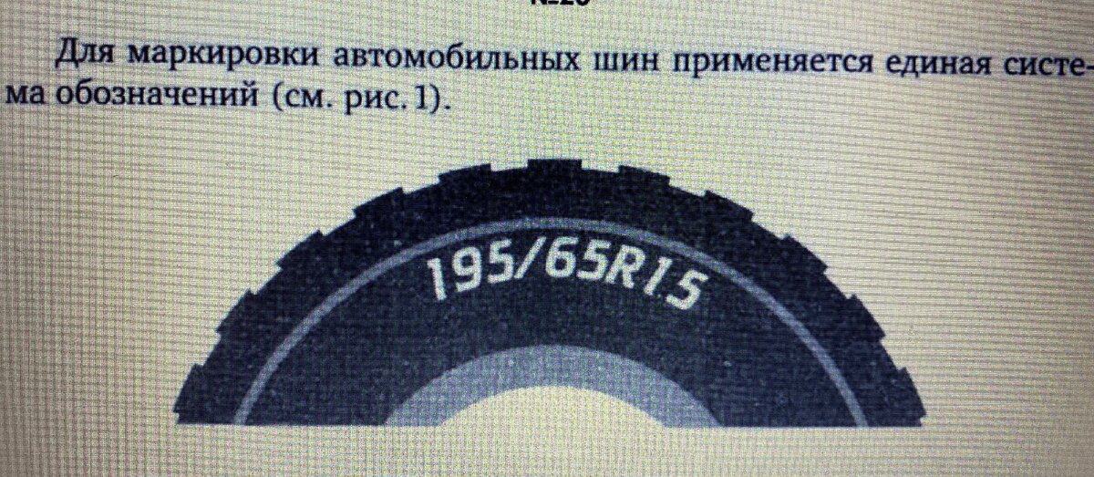 Пример маркировки