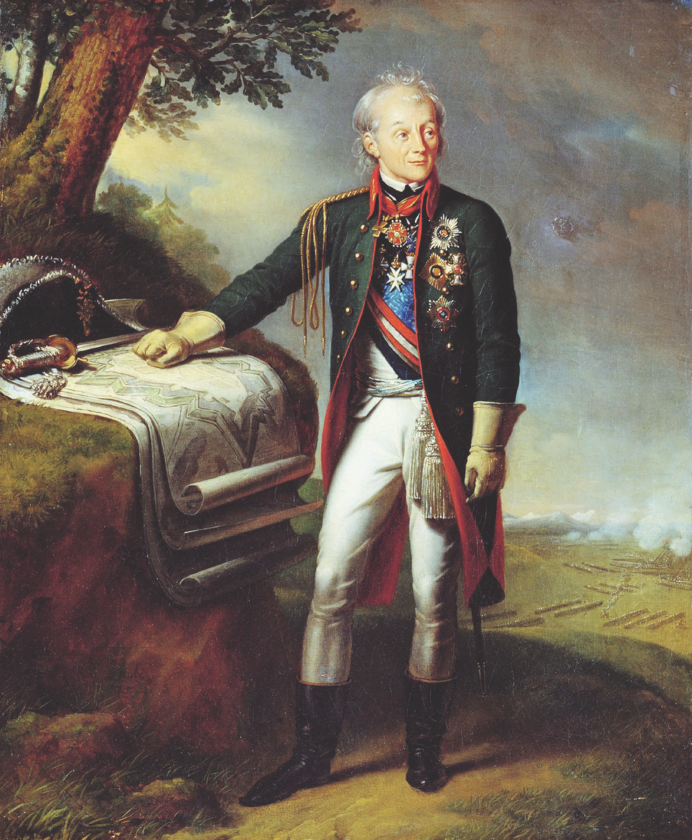Портрет А.В. Суворова. Худ. К. Штейбен. 1815