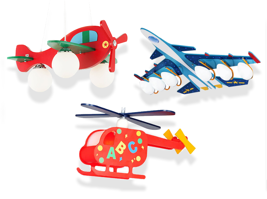 Модели Ideal Lux Avion-2, Kink Light Бомбардировщик и Globo Kita