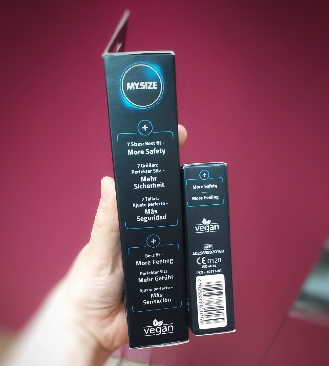 More safety. More feeling. Vegan.