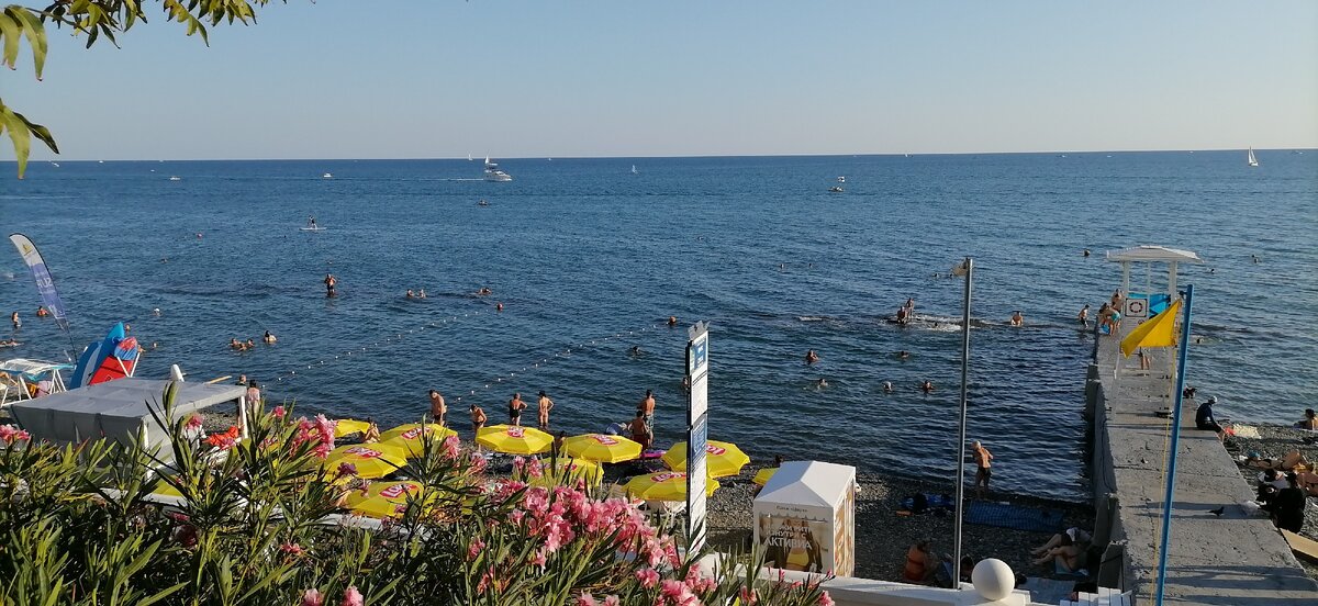 Центральный Сочи, пляж. 