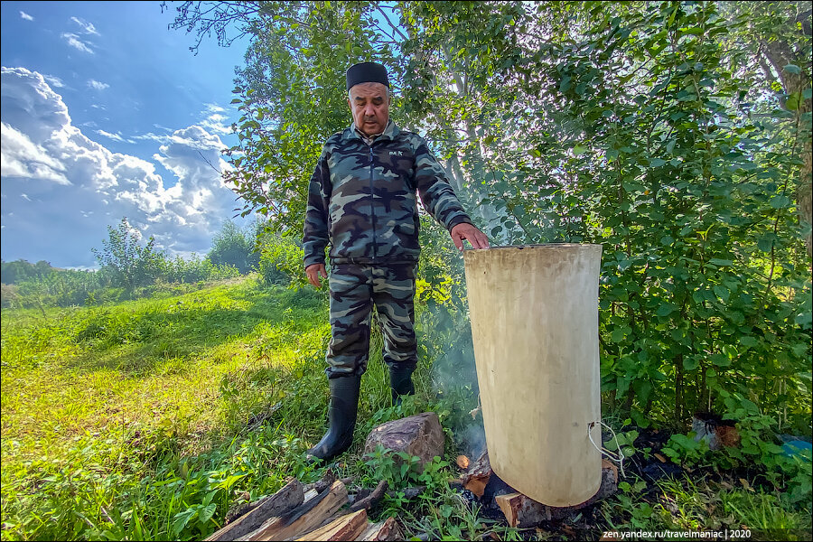 Показываю, как в Башкирии делают кумыс из кобыльего молока