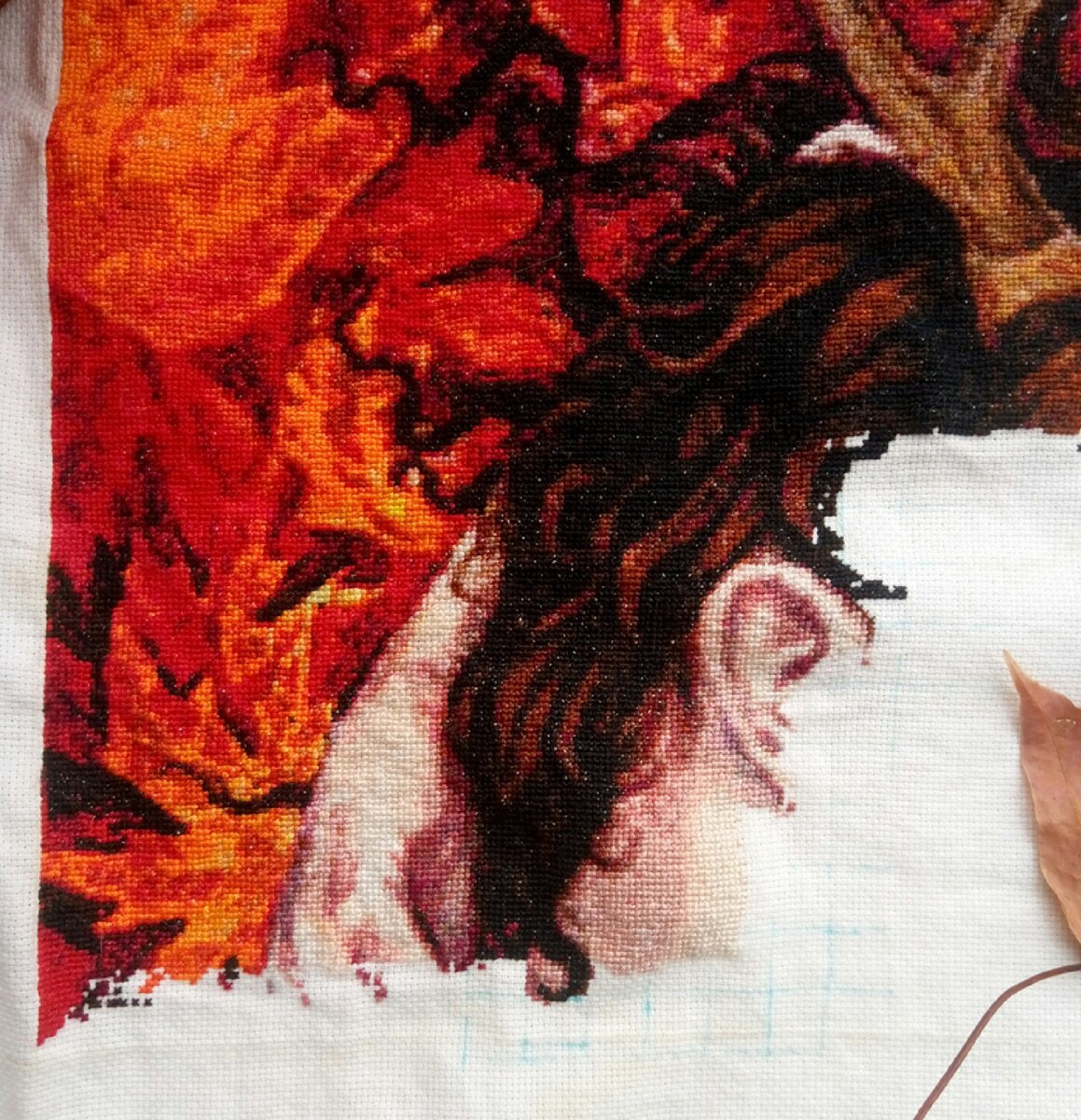 Вышивка Химера
