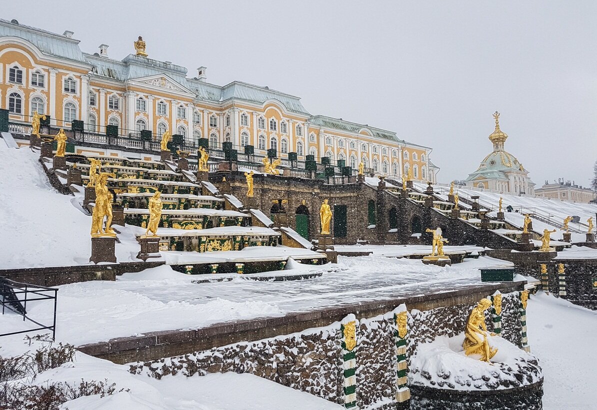 парки санкт петербурга зимой