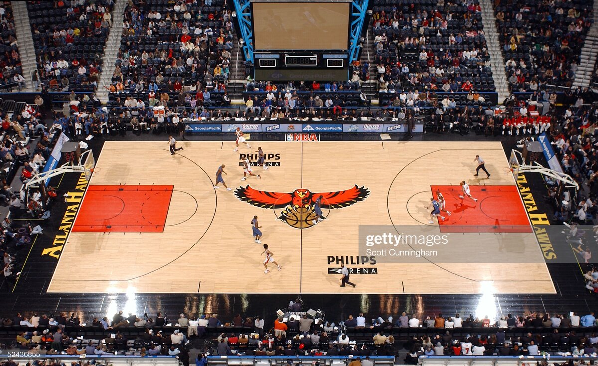 2005 год, в то время арена называлась Philips Arena
