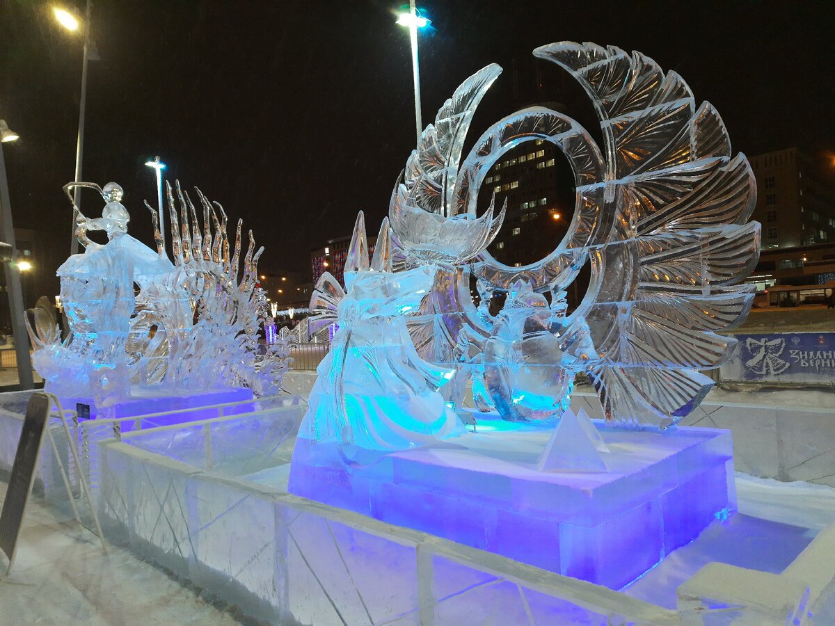 Выставка ледовой скульптуры в Перми