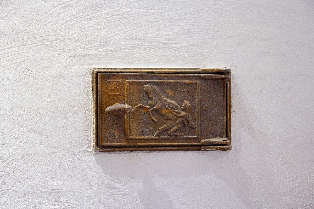 Топочная дверца без стекла