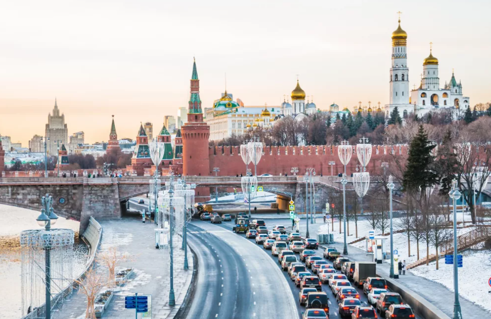 Москва прими. Winter in Moscow.