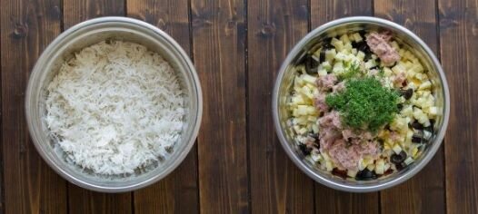 Готовим все ингредиенты салатика  Фото: cooktoria.com     