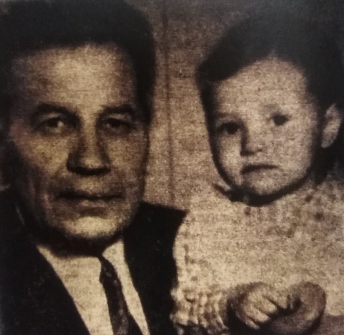 Пётр Борисов с внуком Петей Тарасовым 